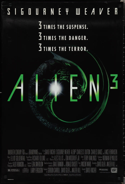 Alien 3 Original Vintage Movie Poster