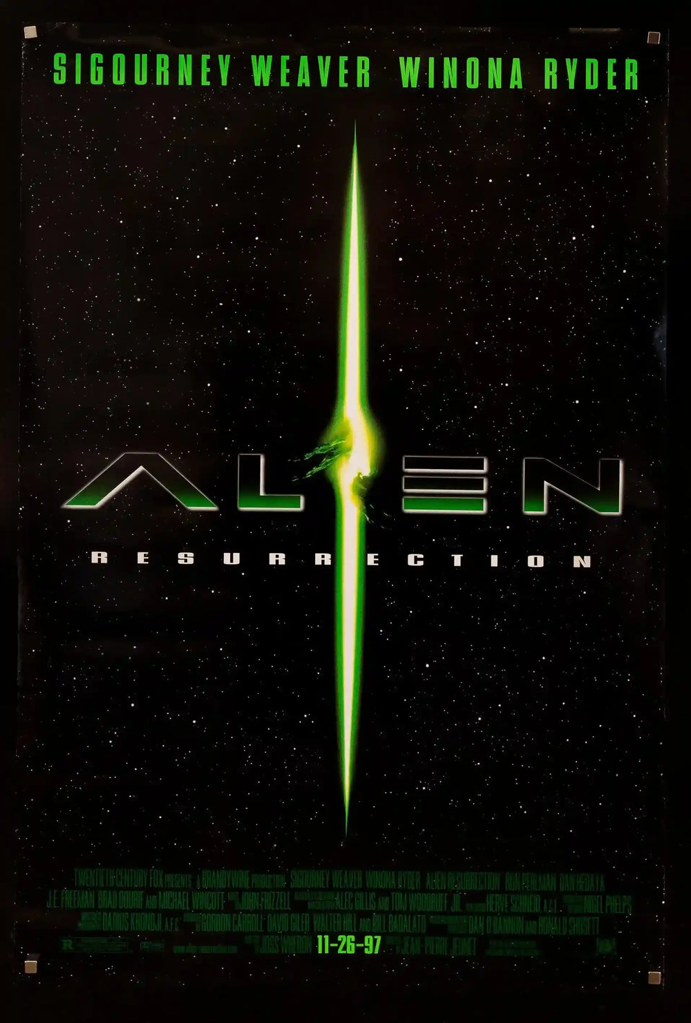 Alien: Resurrection Original Vintage Movie Poster