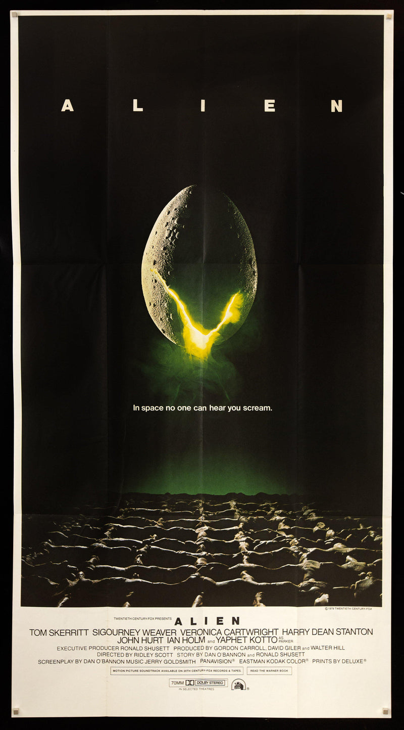 Alien 3 Sheet (41x81) Original Vintage Movie Poster