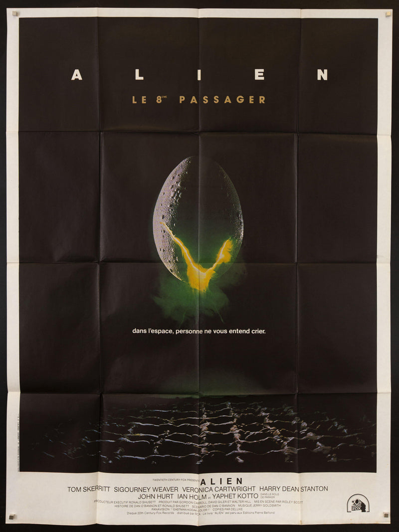 Alien French 1 Panel (47x63) Original Vintage Movie Poster