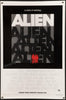 Alien Original Vintage Movie Poster