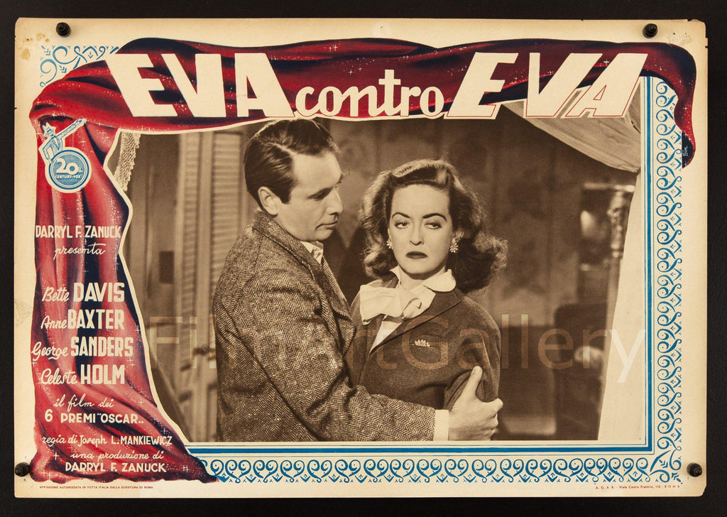 All About Eve Original Vintage Movie Poster