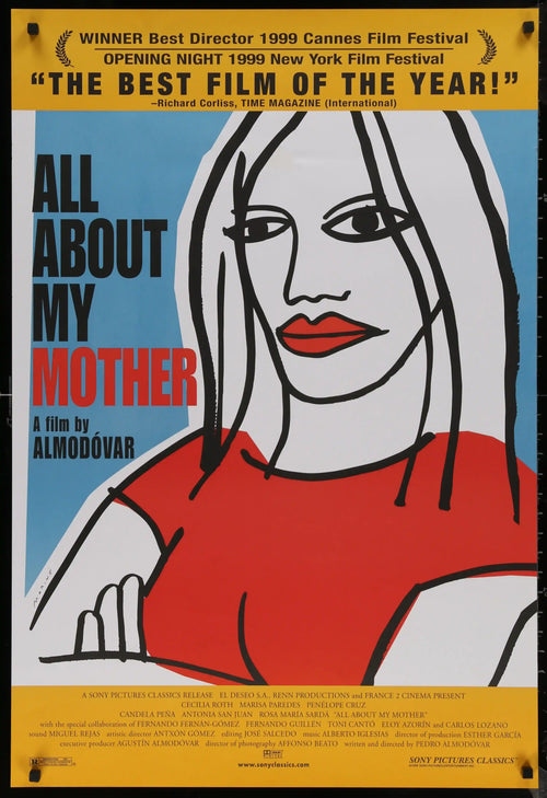 All About My Mother Original Vintage Movie Poster