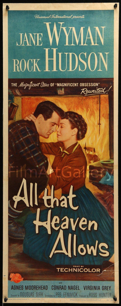 All That Heaven Allows Original Vintage Movie Poster