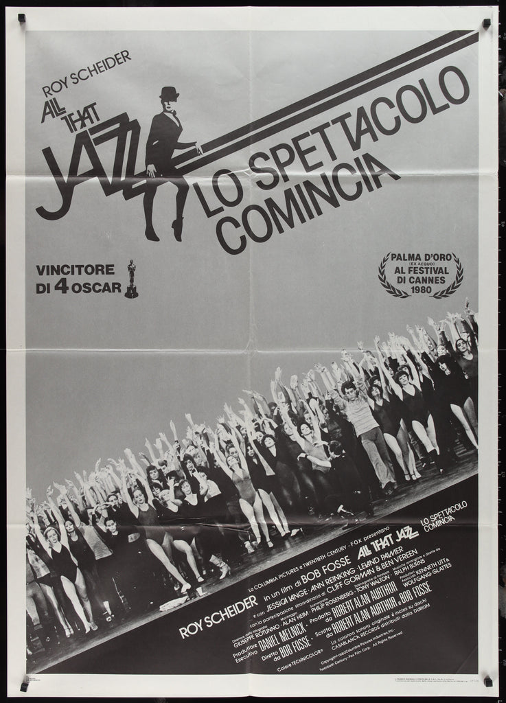 All That Jazz Italian 2 Foglio (39x55) Original Vintage Movie Poster