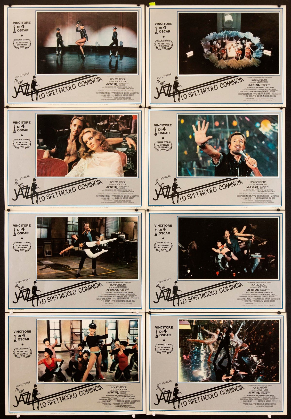 All That Jazz Italian Photobusta (18x26) Original Vintage Movie Poster