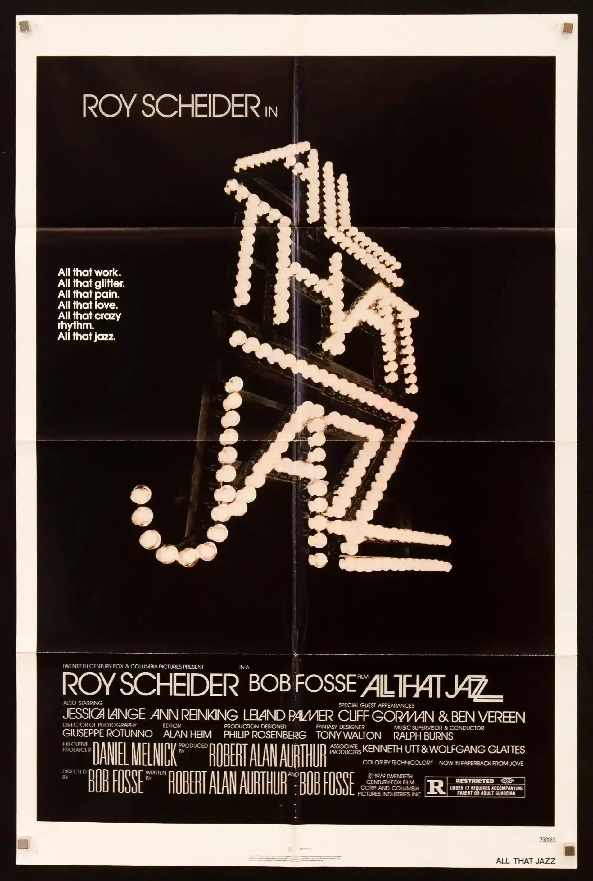 All That Jazz Movie Poster 1979 1 Sheet (27x41)