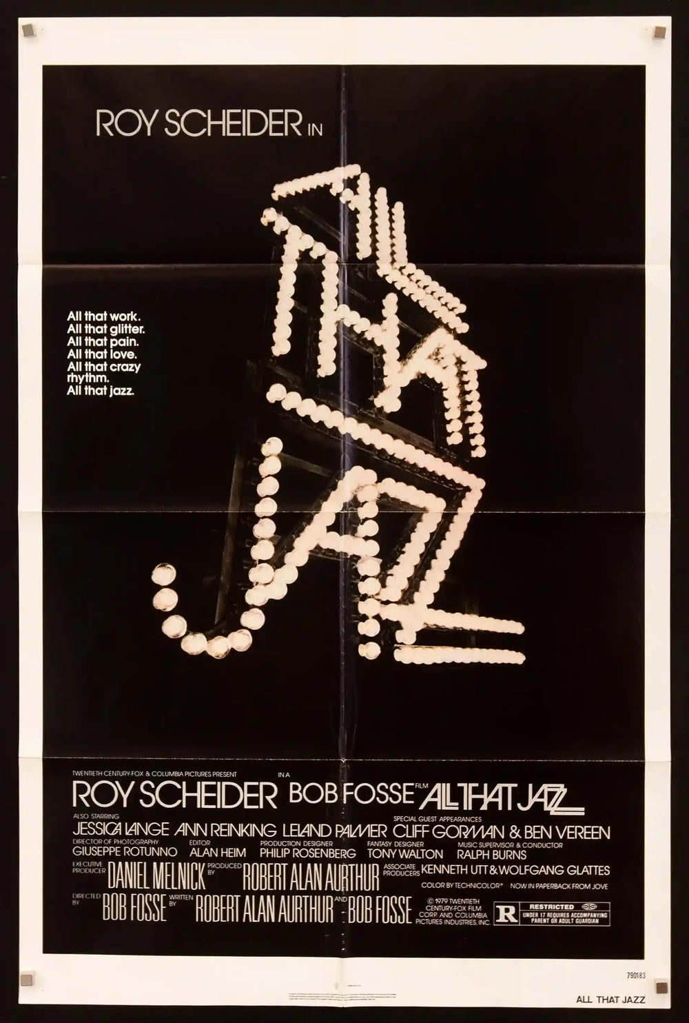 All That Jazz Original Vintage Movie Poster