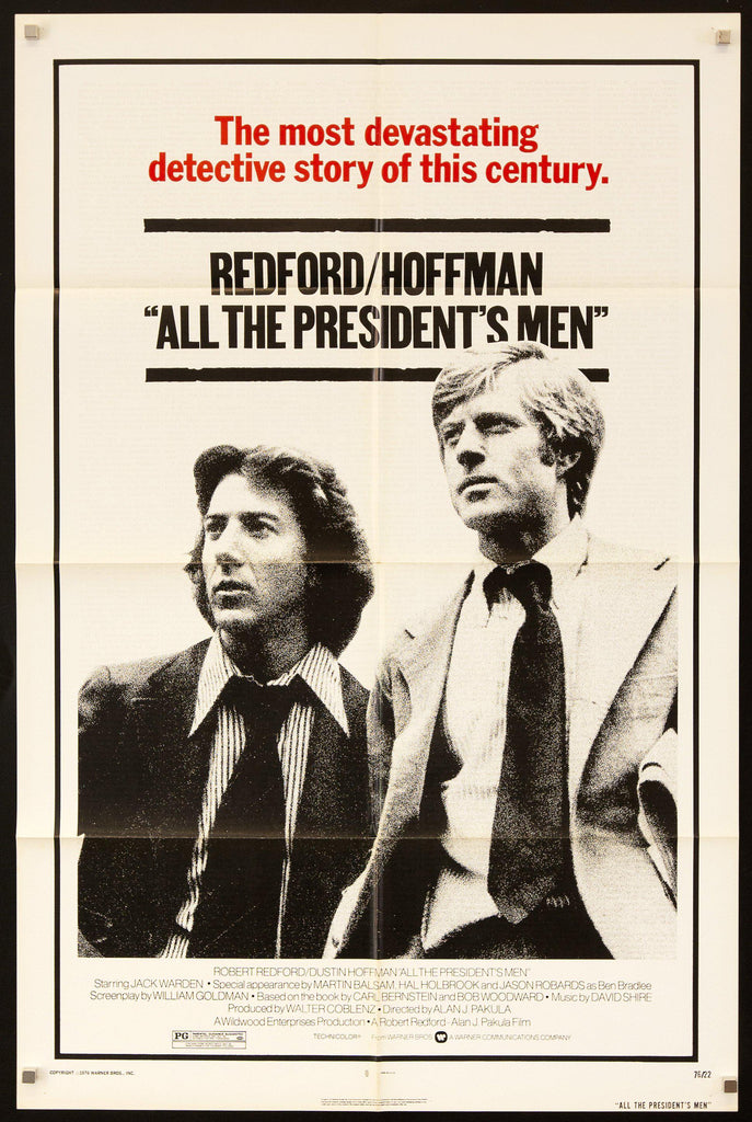 All the President's Men Original Vintage Movie Poster