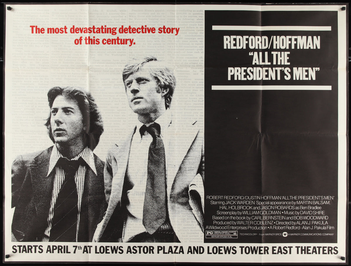 All the President&#39;s Men Original Vintage Movie Poster