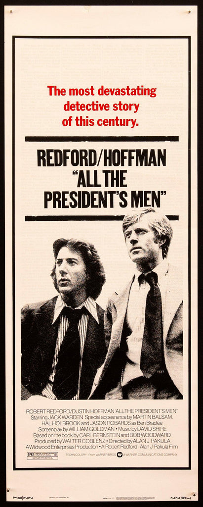 All the President's Men Original Vintage Movie Poster
