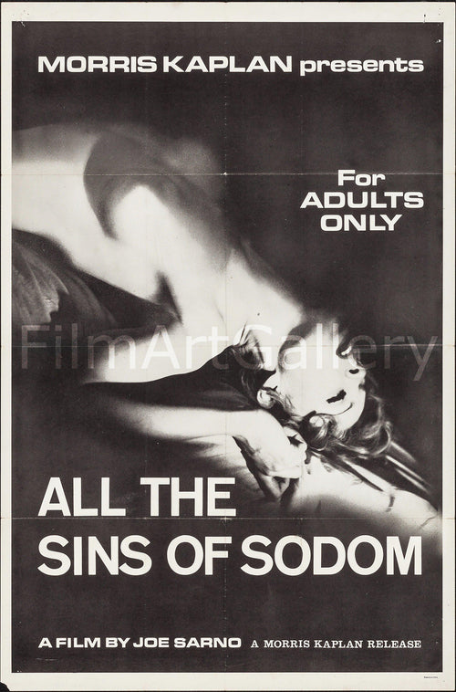 All the Sins of Sodom Original Vintage Movie Poster