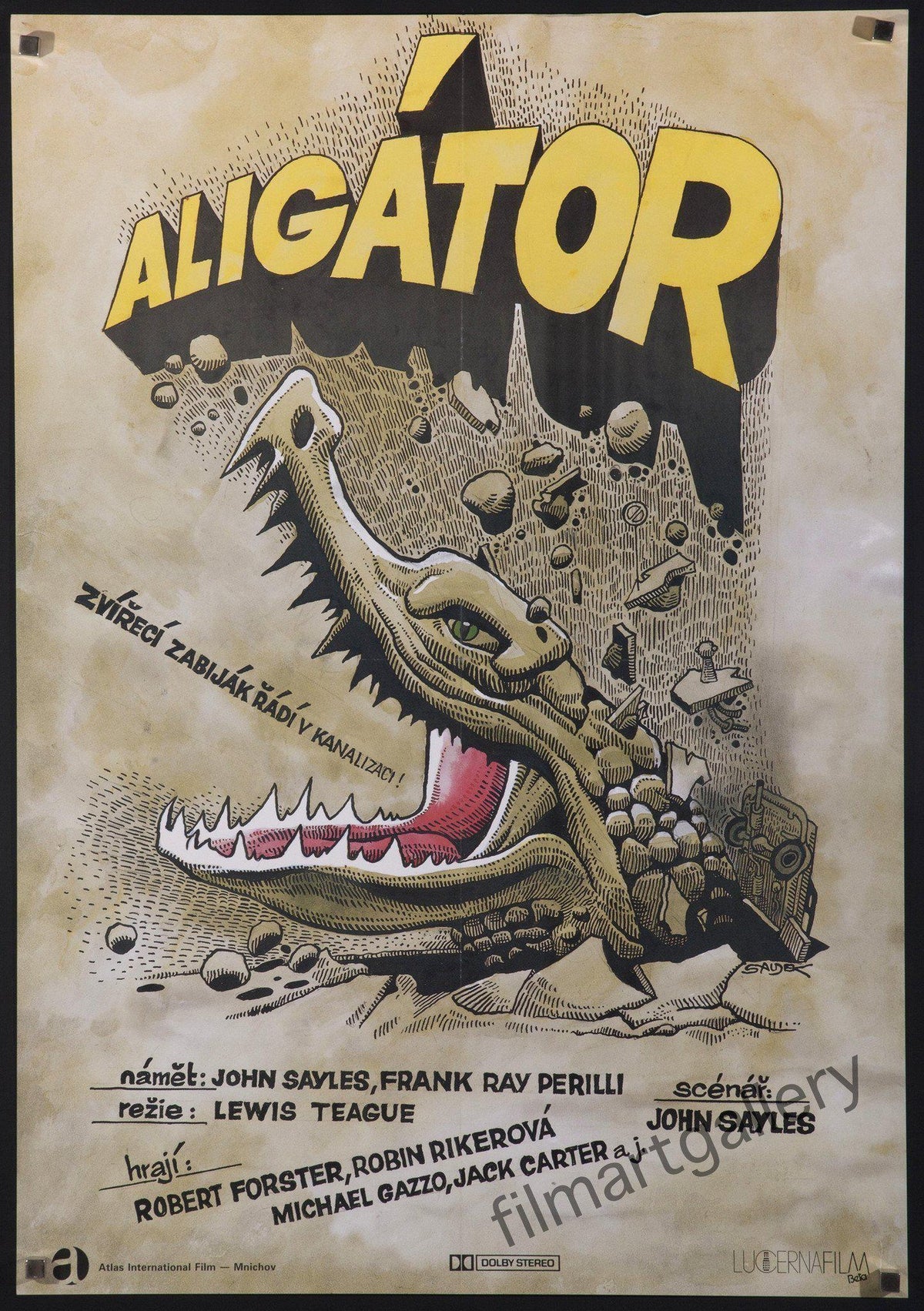 Alligator Original Vintage Movie Poster