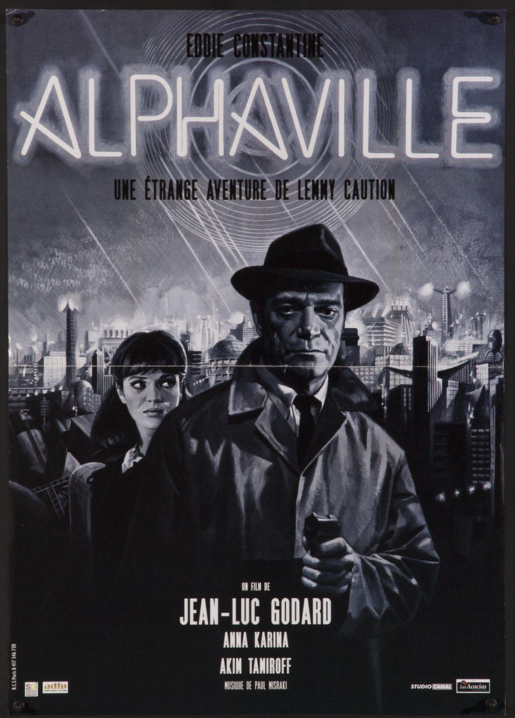 Alphaville Original Vintage Movie Poster