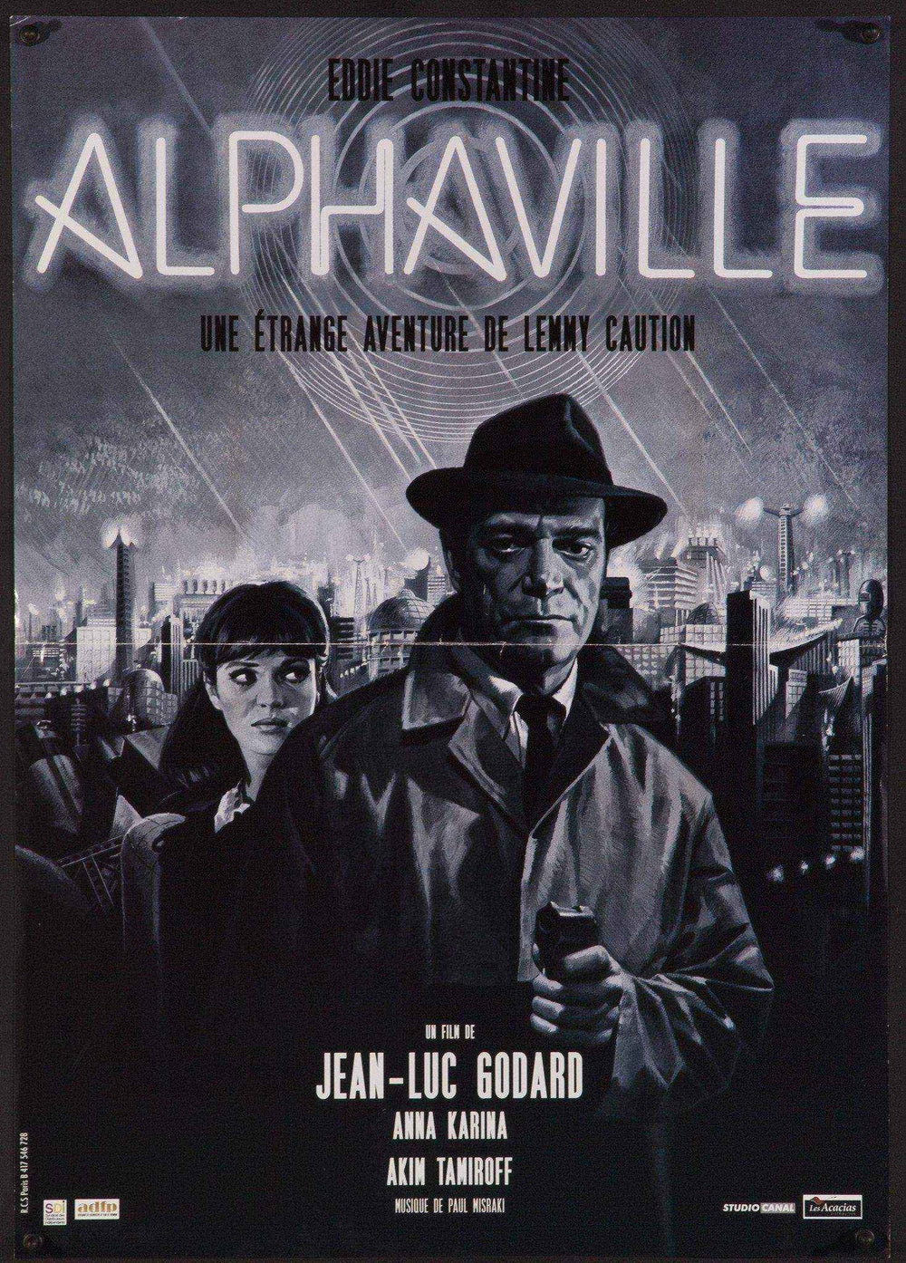 Alphaville Original Vintage Movie Poster