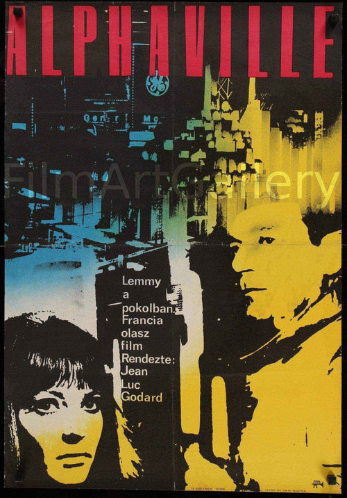Alphaville Original Vintage Movie Poster