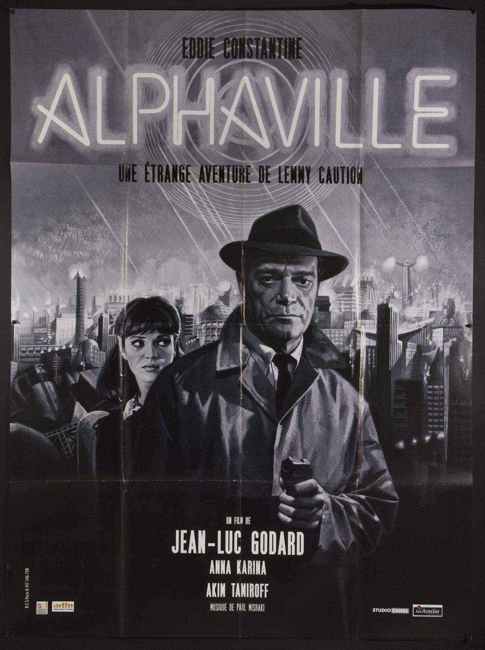 Alphaville Original Vintage Movie Poster