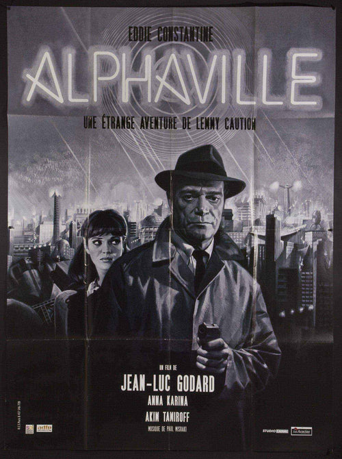 Alphaville Original Vintage Movie Poster