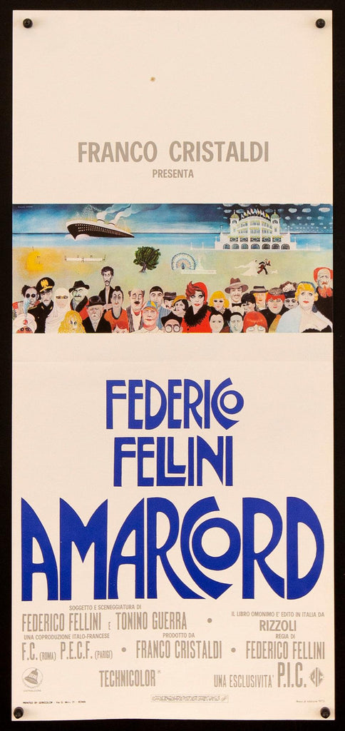 Amarcord Original Vintage Movie Poster