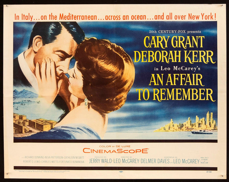 An Affair To Remember Half Sheet (22x28) Original Vintage Movie Poster