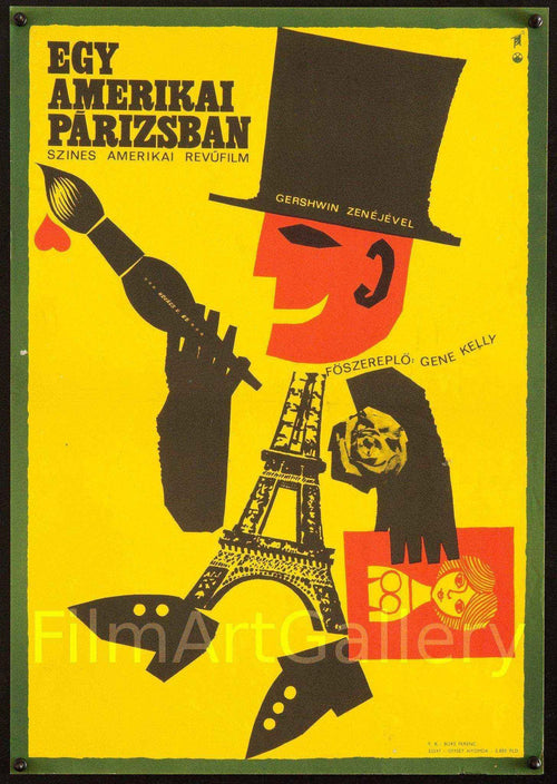An American In Paris Original Vintage Movie Poster