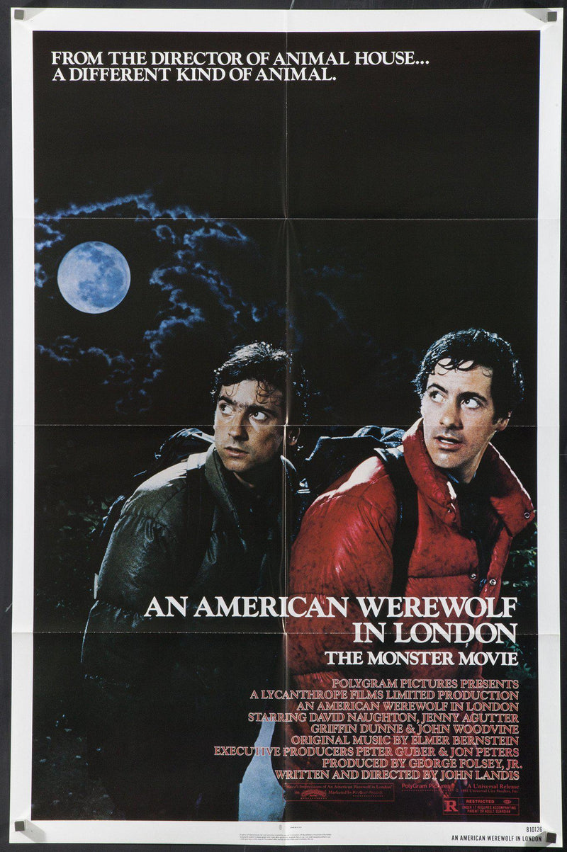 An American Werewolf In London 1 Sheet (27x41) Original Vintage Movie Poster