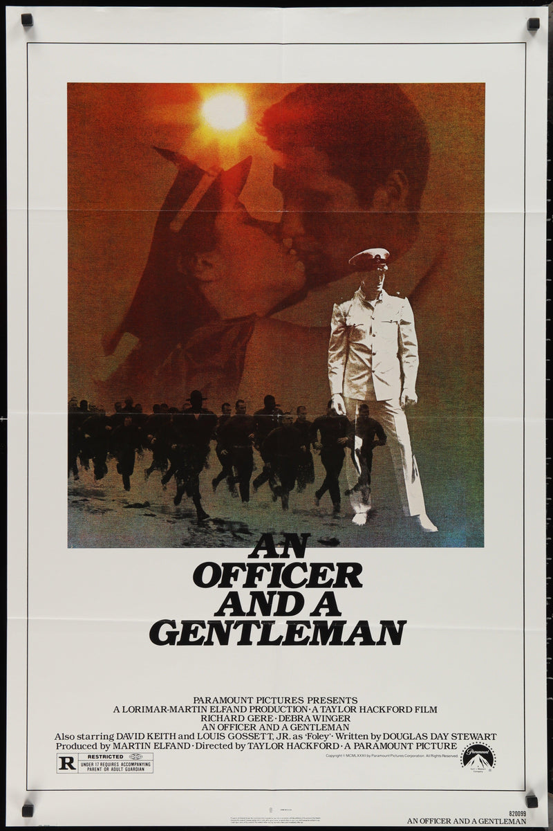 An Officer and a Gentleman 1 Sheet (27x41) Original Vintage Movie Poster