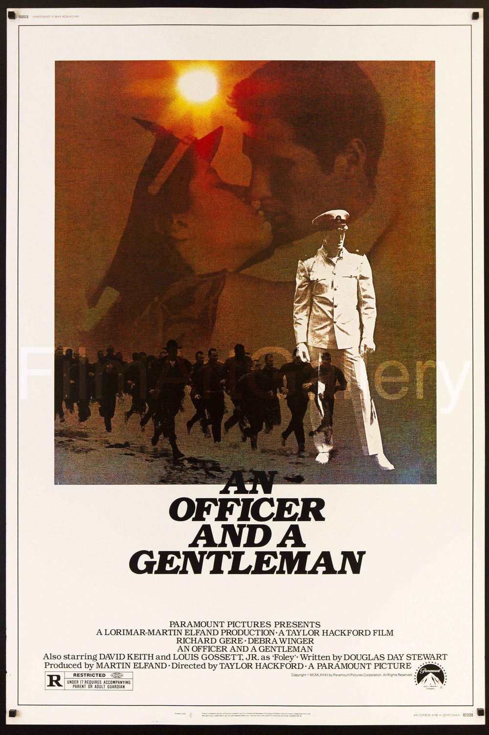An Officer and a Gentleman Original Vintage Movie Poster