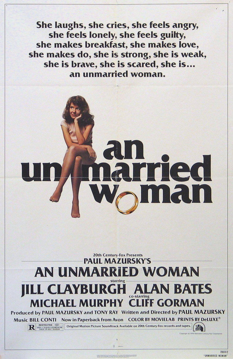 An Unmarried Woman 1 Sheet (27x41) Original Vintage Movie Poster