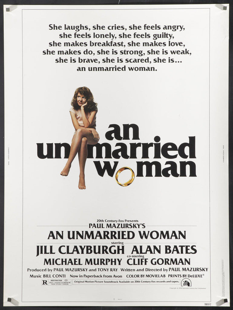 An Unmarried Woman Original Vintage Movie Poster