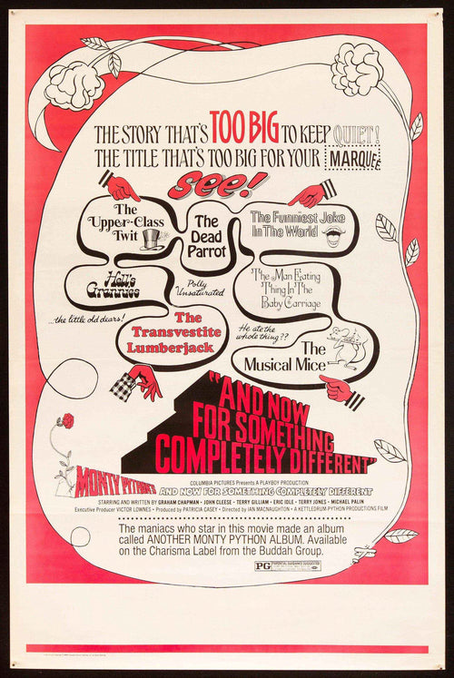 And Now for Something Completely Different Original Vintage Movie Poster