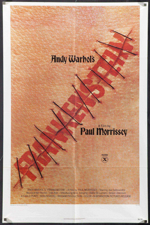 Andy Warhol's Frankenstein Original Vintage Movie Poster