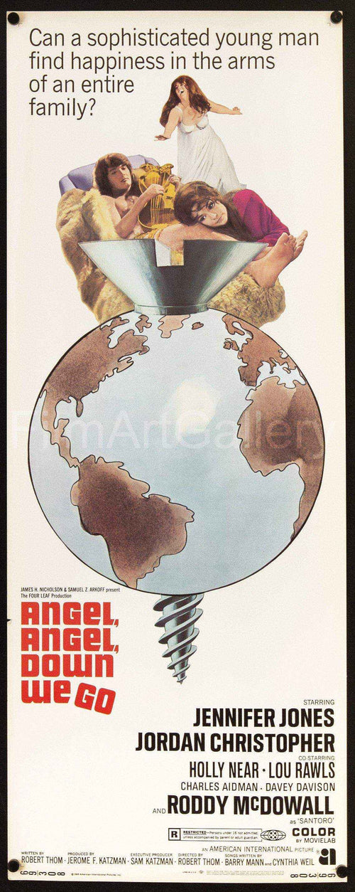 Angel, Angel, Down We Go Original Vintage Movie Poster