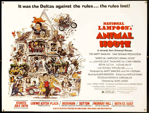 Animal House Original Vintage Movie Poster