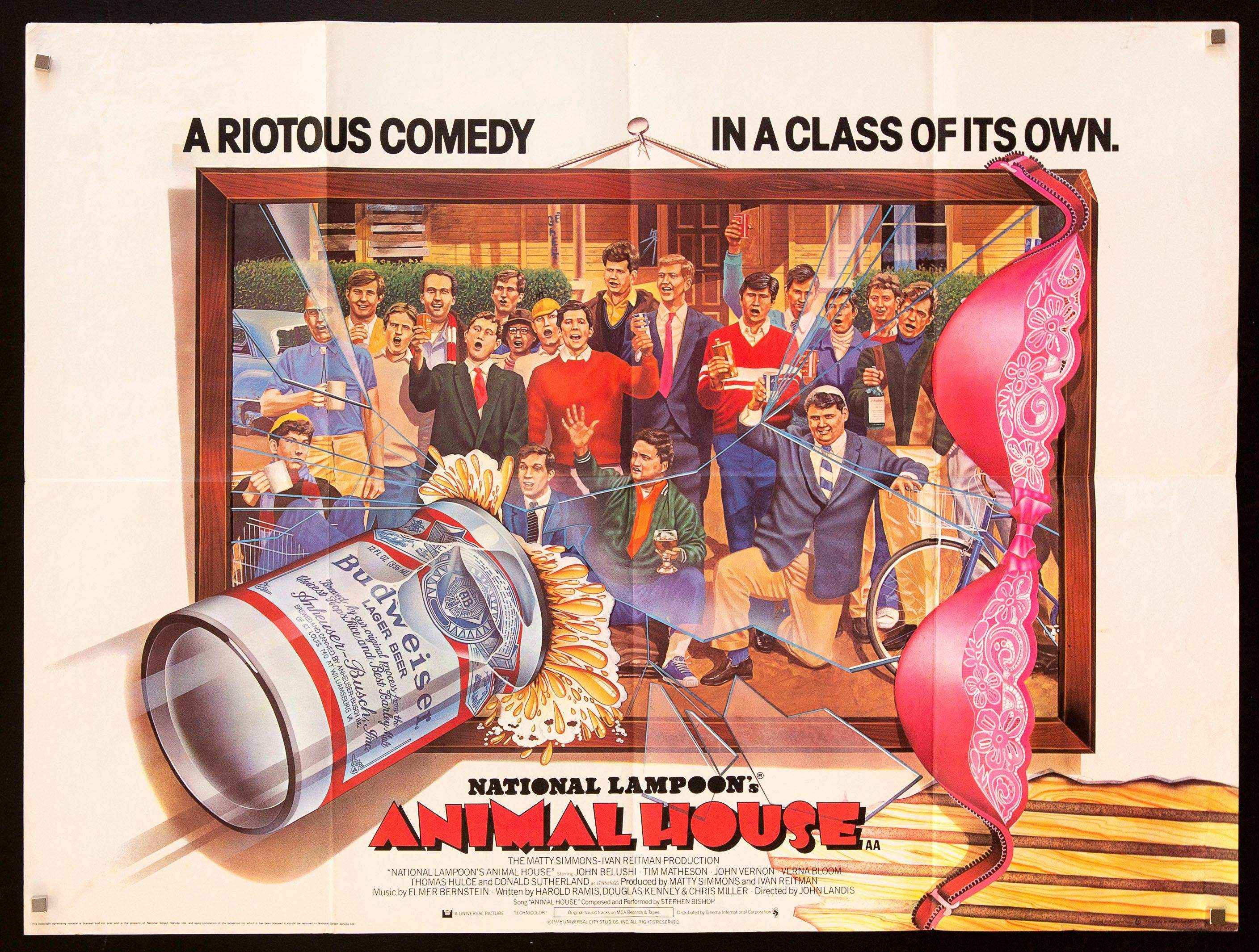 Animal House Movie Poster 1978 British Quad (30x40)