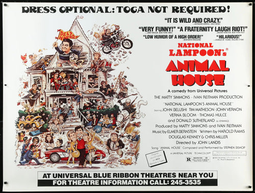 Animal House Original Vintage Movie Poster
