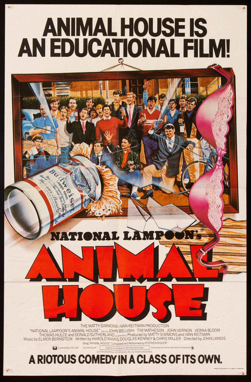 Animal House Original Vintage Movie Poster