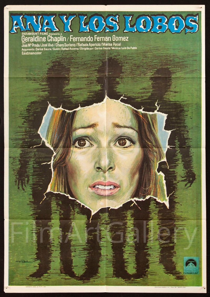 Anna and the Wolves (Ana y los lobos) 1 Sheet (27x41) Original Vintage Movie Poster