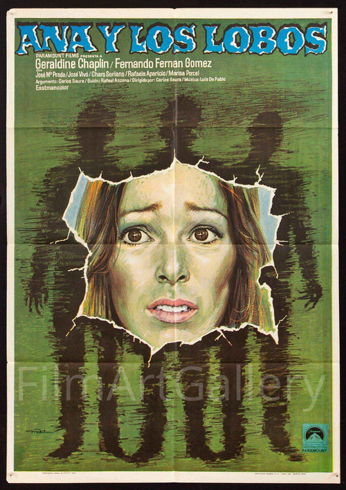 Anna and the Wolves (Ana y los lobos) Original Vintage Movie Poster
