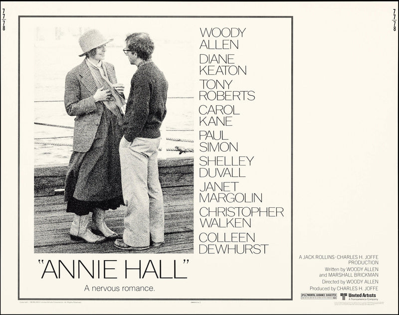 Annie Hall Half sheet (22x28) Original Vintage Movie Poster