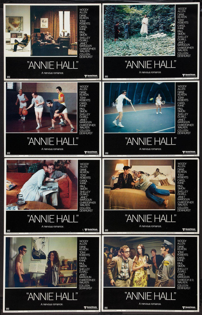 Annie Hall Lobby Card Set (8-11x14) Original Vintage Movie Poster