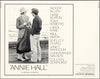 Annie Hall Original Vintage Movie Poster