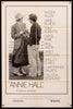 Annie Hall Original Vintage Movie Poster