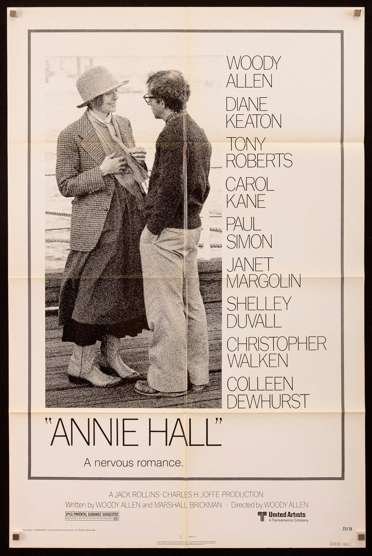 Annie Hall Original Vintage Movie Poster