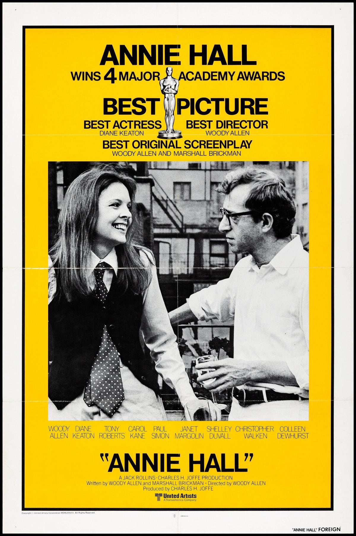Annie Hall Original Vintage Movie Poster