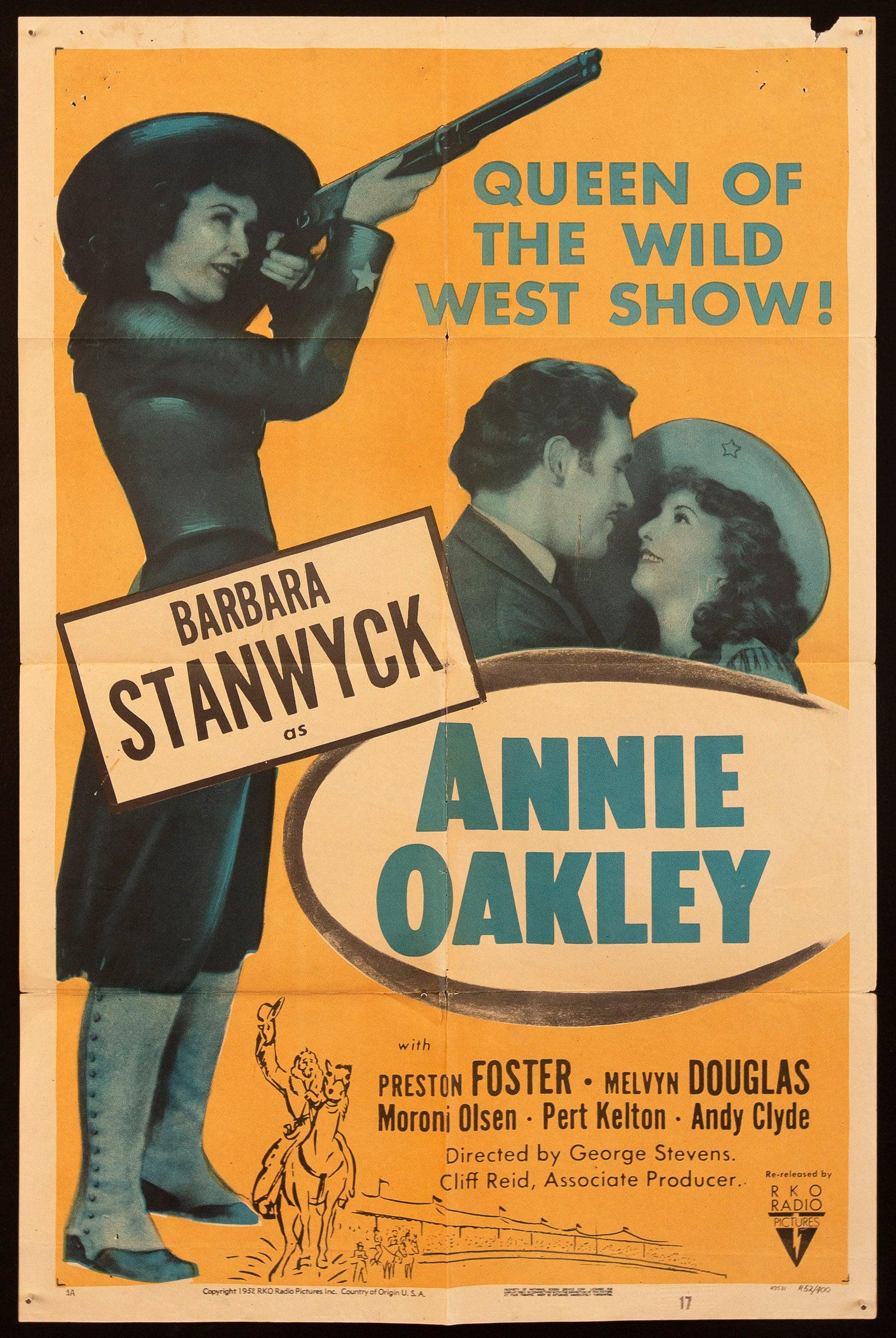 Annie Oakley 1 Sheet (27x41) Original Vintage Movie Poster