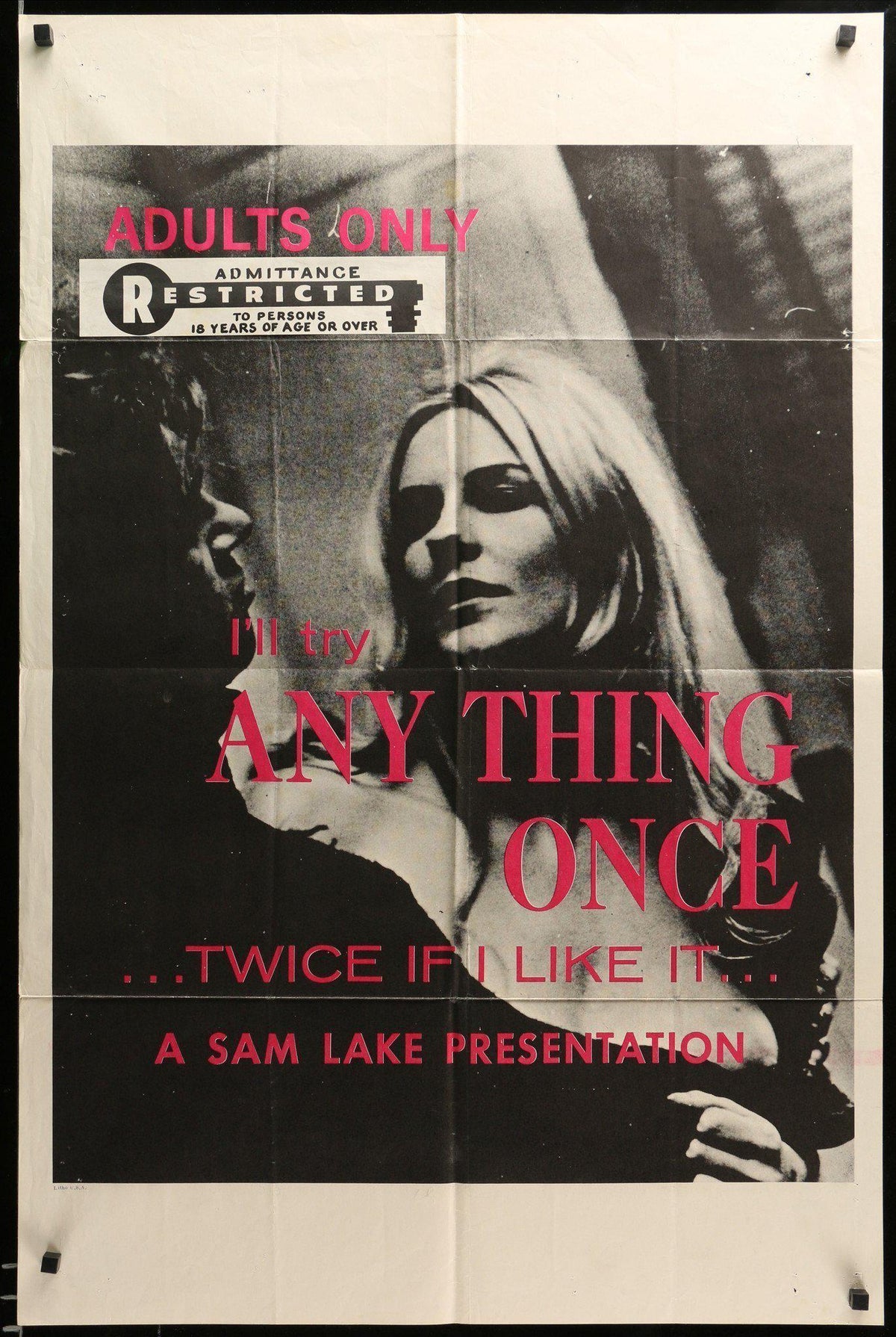 Anything Once Original Vintage Movie Poster