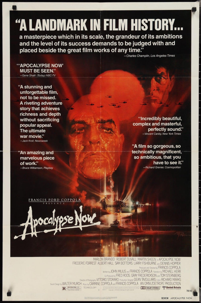 Apocalypse Now 1 Sheet (27x41) Original Vintage Movie Poster