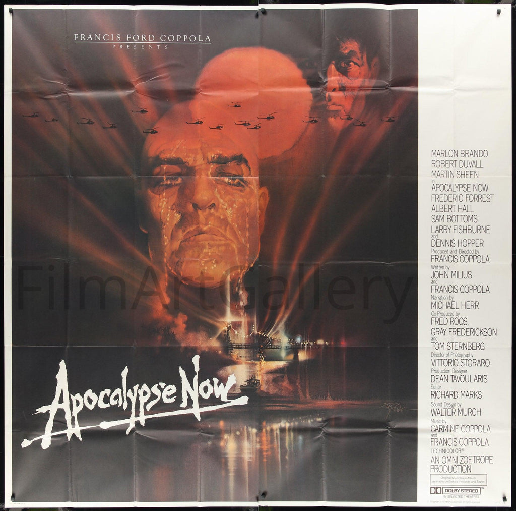 Apocalypse Now 6 Sheet (81x81) Original Vintage Movie Poster