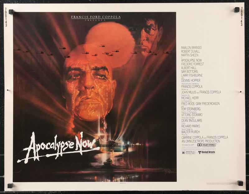 Apocalypse Now Half sheet (22x28) Original Vintage Movie Poster